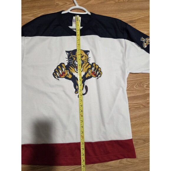 Florida Panthers White Jersey Vintage Off the Bench Medium Pre-Owned - Picture 5 of 8